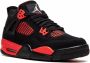 Jordan Kids Air Jordan 4 Retro "Red Thunder" sneakers Black - Thumbnail 1