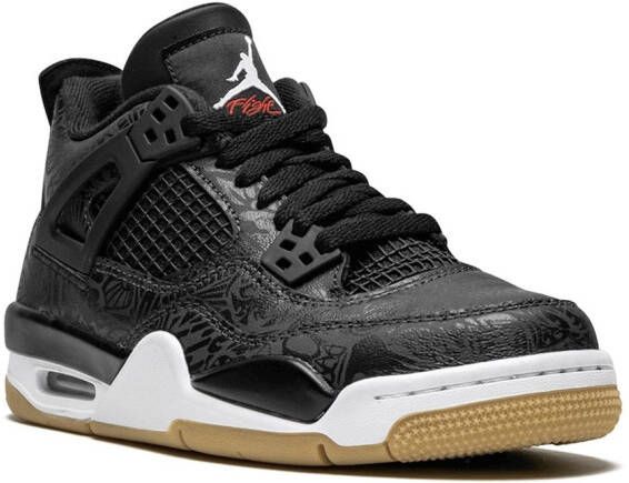 Jordan Kids Air Jordan 4 Retro SE "Laser Black Gum" sneakers