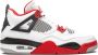 Jordan Kids Air Jordan 4 Retro "Fire Red" sneakers White - Thumbnail 1