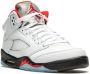 Jordan Kids Air Jordan 5 Retro "Fire Red Silver Tongue" sneakers White - Thumbnail 1