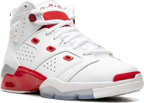 Jordan Kids Air Jordan 6-17-23 "Fire Red" sneakers White