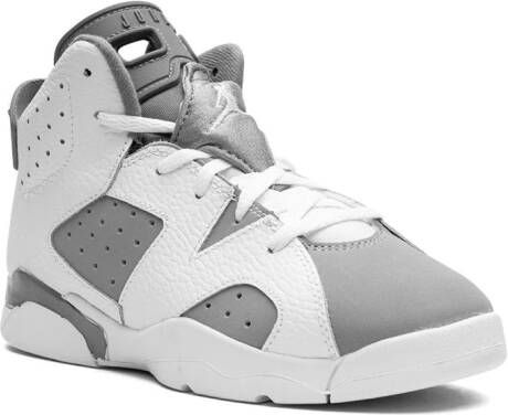 Jordan Kids Air Jordan 6 "Cool Grey" sneakers White