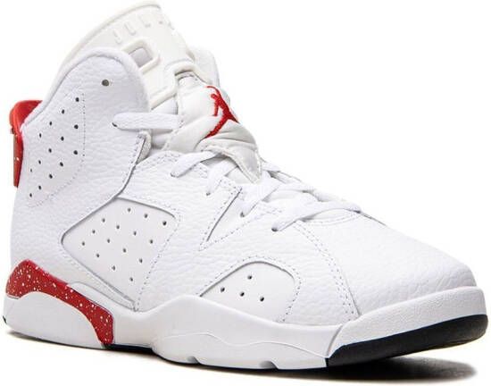 Jordan Kids Air Jordan 6 Retro "Red Oreo" sneakers White