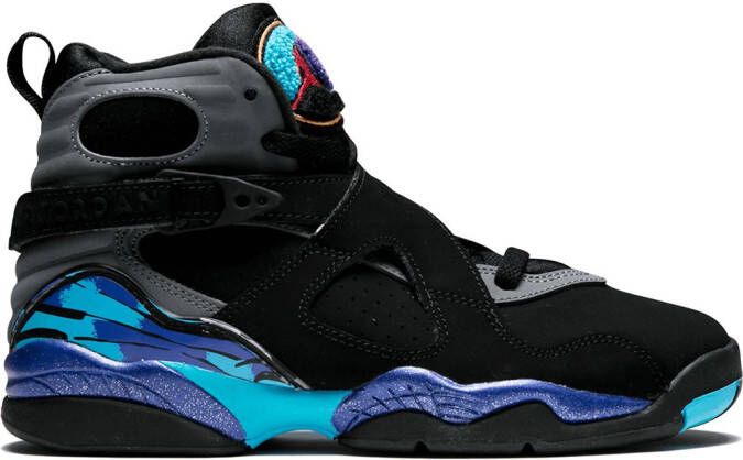 Jordan Kids Air Jordan 8 Retro BG "Aqua" sneakers Black