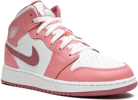 Jordan Kids Air Jordan 1 Mid "Valentine's Day 2023" sneakers Pink