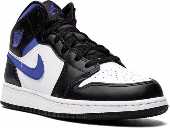 Jordan Kids Air Jordan 1 Mid "Racer Blue Black White" sneakers