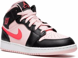 Jordan Kids Air Jordan 1 Mid "Atmosphere" sneakers Black