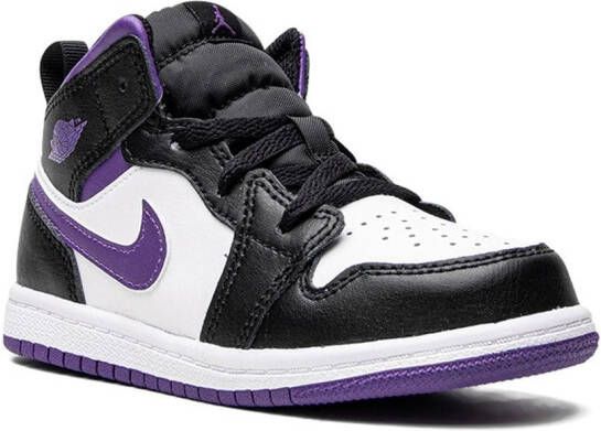 Jordan Kids Jordan 1 Mid "Dark Iris" sneakers Black