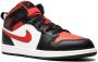 Jordan Kids Jordan 1 Mid "Alternate Bred Toe" sneakers Black - Thumbnail 1