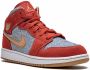 Jordan Kids Jordan 1 Mid SE "Denim Red Suede" sneakers - Thumbnail 1