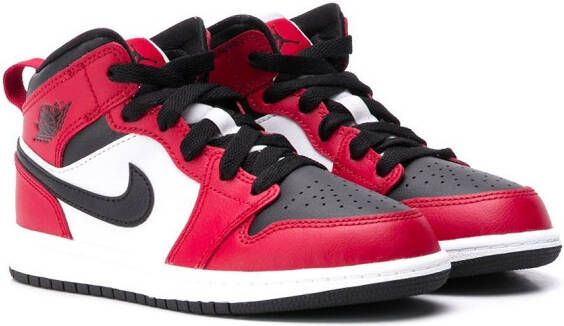 Jordan Kids Air Jordan 1 Mid "Chicago Black Toe" sneakers Red