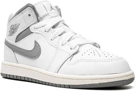 Jordan Kids Jordan 1 Mid "Stealth" sneakers White