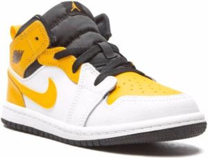 Jordan Kids Jordan 1 mid-top sneakers Yellow