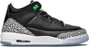 Jordan Kids Jordan 3 Retro "Electric Green" sneakers Black