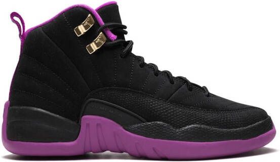 Jordan Kids Air Jordan 12 Retro "Hyper Violet" sneakers Black