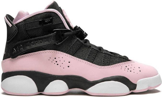 Jordan Kids Jordan 6 Rings "Black Pink Foam Anthracite" sneakers