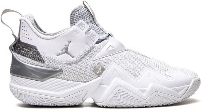 Jordan Westbrook One Take "White Metallic Silver" sneakers