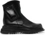 Julius Engineer leather ankle boots Black - Thumbnail 1
