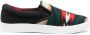 Junya Watanabe MAN abstract-pattern wool sneakers Green - Thumbnail 1