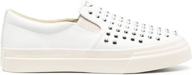 Junya Watanabe MAN x Stepney Workers Club leather sneakers White