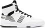 Just Cavalli high-top leather sneakers White - Thumbnail 1
