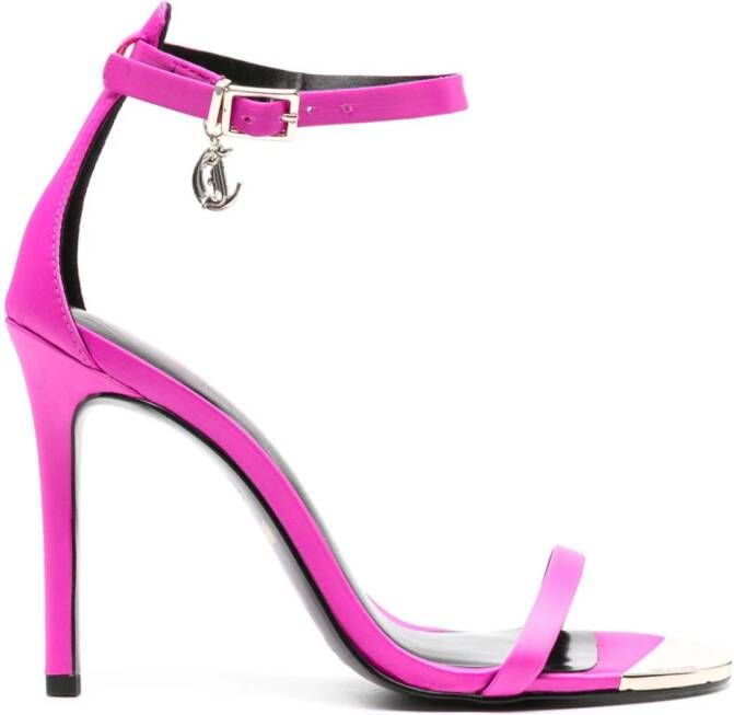 Just Cavalli logo-charm 100mm sandals Pink