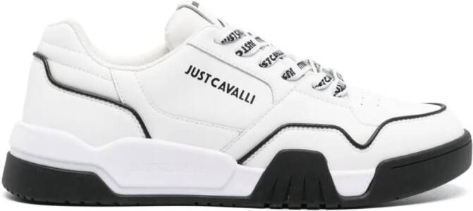 Just Cavalli logo-embossed chunky sneakers White