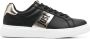 Just Cavalli logo metallic-stripe sneakers Black - Thumbnail 1