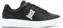 Just Cavalli logo print leather low-top sneakers Black - Thumbnail 1