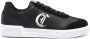 Just Cavalli logo-print leather sneakers Black - Thumbnail 1