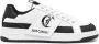 Just Cavalli logo-print leather sneakers White - Thumbnail 1