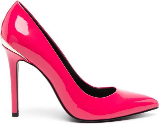 Just Cavalli patent 100mm pointed-toe pumps Pink