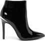 Just Cavalli patent faux-leather 120mm boots Black - Thumbnail 1
