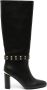 Just Cavalli studded knee-length boots Black - Thumbnail 1