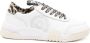 Just Cavalli Tiger Head-motif low-top sneakers White - Thumbnail 1