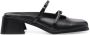 Justine Clenquet Andie 65mm leather mules Black - Thumbnail 1