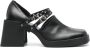 Justine Clenquet Kim 90mm double-strap pumps Black - Thumbnail 1