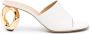 JW Anderson 65mm leather mules White - Thumbnail 1