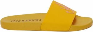 JW Anderson Anchor logo pool slides Yellow