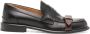 JW Anderson Animated buckle-detail leather loafers Black - Thumbnail 1