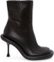 JW Anderson Bumper leather ankle boots Black - Thumbnail 1