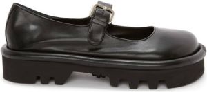 JW Anderson Bumper-Tube leather chunky Mary Janes Black