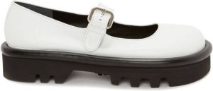 JW Anderson Bumper-Tube leather chunky Mary Janes White