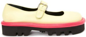 JW Anderson Bumper-Tube leather chunky Mary Janes Yellow