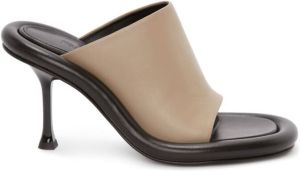 JW Anderson Bumper-Tube leather mules Brown