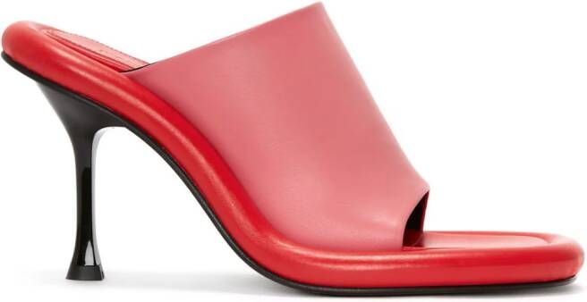 JW Anderson Bumper-Tube leather mules Pink