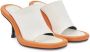 JW Anderson Bumper-Tube leather mules White - Thumbnail 1