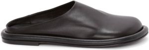 JW Anderson Bumper-Tube leather slippers Black