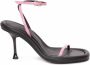 JW Anderson Bumper-Tube leather strappy sandals Pink - Thumbnail 1