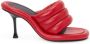 JW Anderson Bumper Tube padded sandals Red - Thumbnail 1